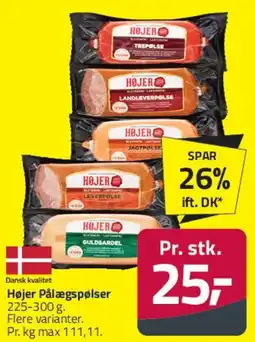 Fleggaard Højer Pålægspølse tilbud
