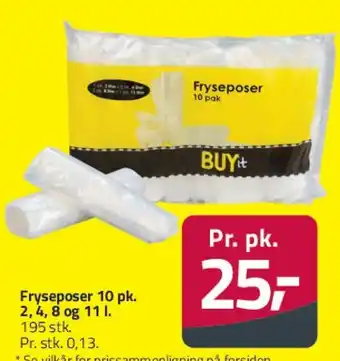 Fleggaard Fryseposer 10 pk. tilbud