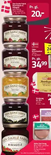 Fleggaard Den Gamle Fabrik Marmelade / Ribsgelé tilbud