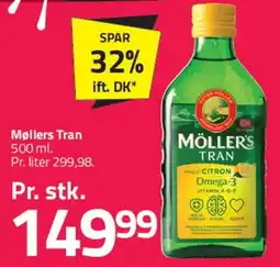 Fleggaard Møllers Tran 500 ml tilbud
