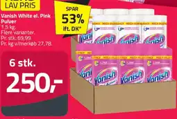 Fleggaard Vanish White & Pink Pulver tilbud