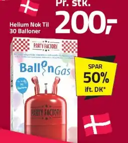 Fleggaard Helium (til ca. 30 balloner) tilbud
