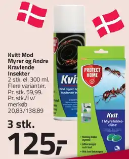 Fleggaard Kvit - insektmiddel mod myrer og kravlende insekter tilbud
