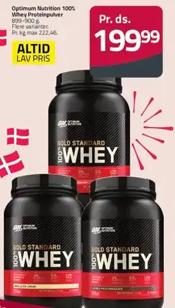 Fleggaard Gold Standard 100% Whey tilbud