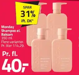 Fleggaard Monday Shampoo / Balsam tilbud