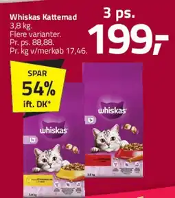 Fleggaard Whiskas kattemad - større poser tilbud