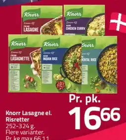 Fleggaard Knorr Lasagne / Risretter tilbud