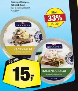 Calle Graasten Karrysalat / Italiensk Salat tilbud
