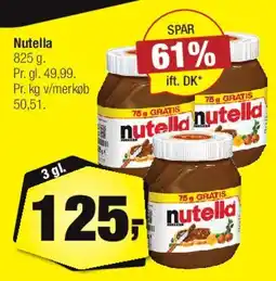 Calle Nutella 3 glas tilbud