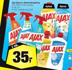 Calle Ajax rengøringsprodukter tilbud