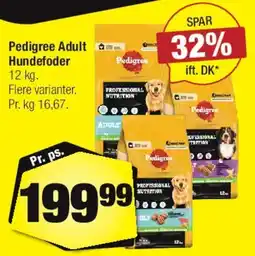 Calle Pedigree Adult hundefoder (12 kg) tilbud