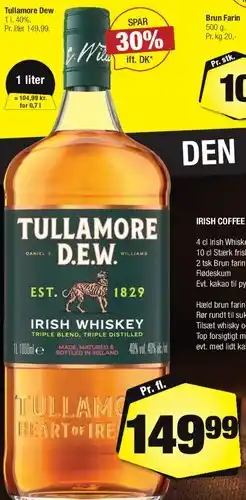 Calle Tullamore D.E.W. Irish Whiskey tilbud
