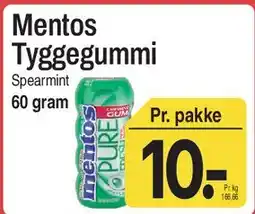 ABC Lavpris Mentos Tyggegummi tilbud
