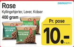 ABC Lavpris Rose (kyllingeprodukter) tilbud