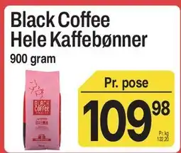 ABC Lavpris Black Coffee Hele Kaffebønner tilbud