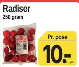 ABC Lavpris Radiser tilbud