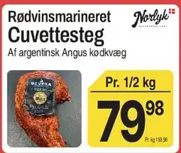 ABC Lavpris Rødvinsmarineret Cuvettesteg tilbud