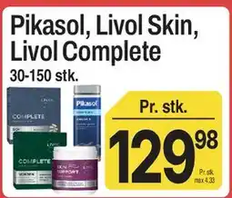 ABC Lavpris Pikasol, Livol Skin, Livol Complete tilbud