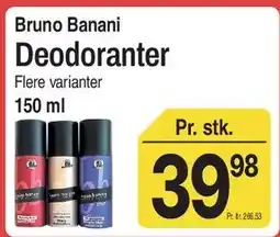 ABC Lavpris Bruno Banani Deodoranter tilbud