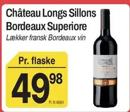 ABC Lavpris Château Longs Sillons Bordeaux Superiore tilbud