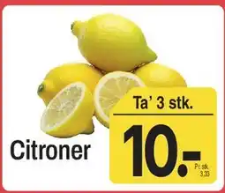 ABC Lavpris Citroner tilbud