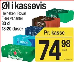 ABC Lavpris Øl i kassevis tilbud