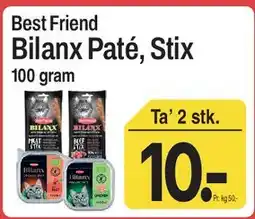 ABC Lavpris Best Friend Bilanz Paté, Stix tilbud