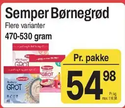 ABC Lavpris Semper Børnegrød tilbud