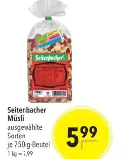 Citti Seitenbacher Müsli tilbud