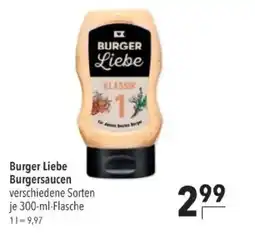Citti Burger Liebe Burgersaucen tilbud