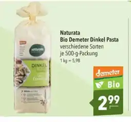 Citti Naturata Bio Demeter Dinkel Pasta tilbud