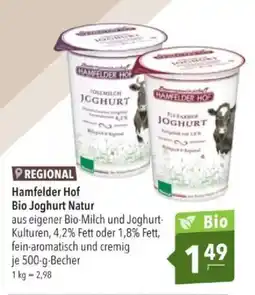 Citti Hamfelder Hof Bio Joghurt Natur tilbud