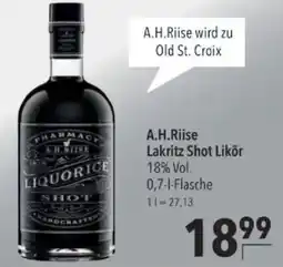 Citti A.H.RIISE Lakritz shot likör tilbud