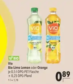 Citti VIO Bio limo lemon oder orange tilbud