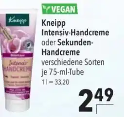 Citti KNEIPP Intensiv-handcreme oder sekunden- handcreme tilbud