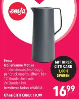 Citti EMSA Isolierkanne motiva tilbud
