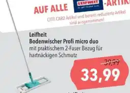 Citti LEIFHEIT Bodenwischer profi micro duo tilbud