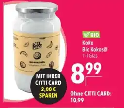 Citti KORO Bio kokosöl tilbud