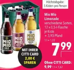 Citti MIO MIO Limonade tilbud