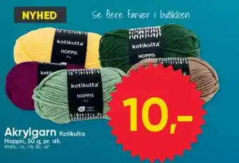 BigDollar KOTIKULTA Akrylgarn tilbud