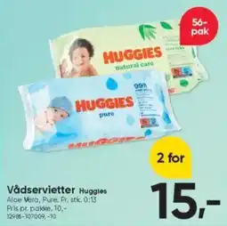 BigDollar HUGGIES Vådservietter tilbud