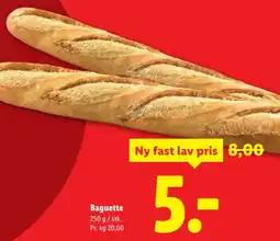 Lidl Baguette tilbud