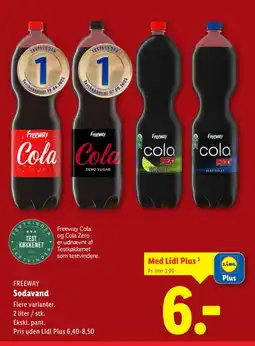 Lidl FREEWAY Sodavand tilbud