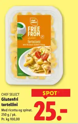 Lidl CHEF SELECT Glutenfri tortellini tilbud