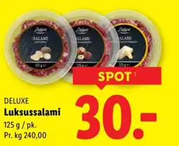 Lidl DELUXE Luksussalami tilbud