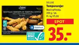 Lidl DELUXE Tempurarejer tilbud