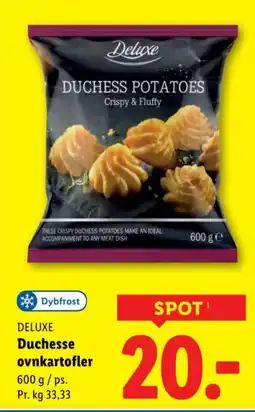 Lidl DELUXE Duchesse ovnkartofler tilbud