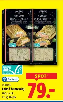 Lidl DELUXE Laks i butterdej tilbud