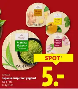 Lidl VITASIA Japansk-inspireret yoghurt tilbud
