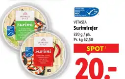 Lidl VITASIA Surimirejer tilbud